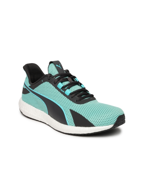 

Puma Women Grey & Blue Mega NRGY Turbo Running Shoes