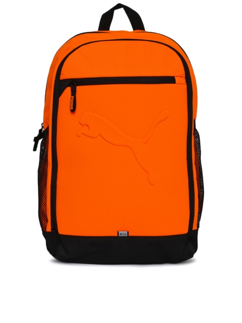 

Puma Unisex Orange Solid Buzz Backpack