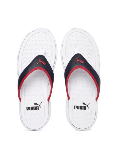 

Puma Men Navy & White Lycus Flip-Flops, Navy blue