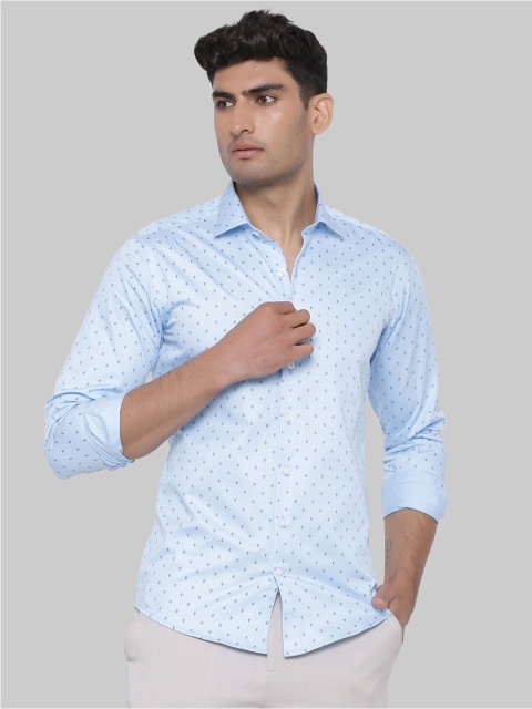 

Tistabene Men Blue Premium Floral Printed Casual Shirt