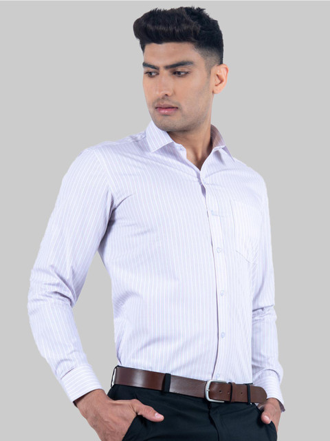

Tistabene Men Pink Premium Striped Casual Shirt