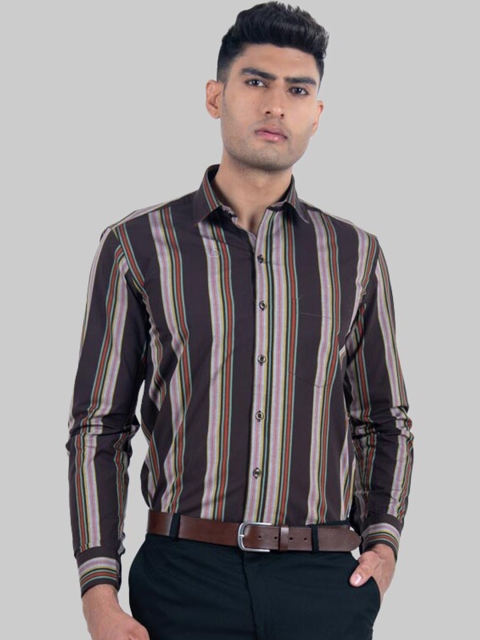 

Tistabene Men Blue Premium Striped Casual Shirt