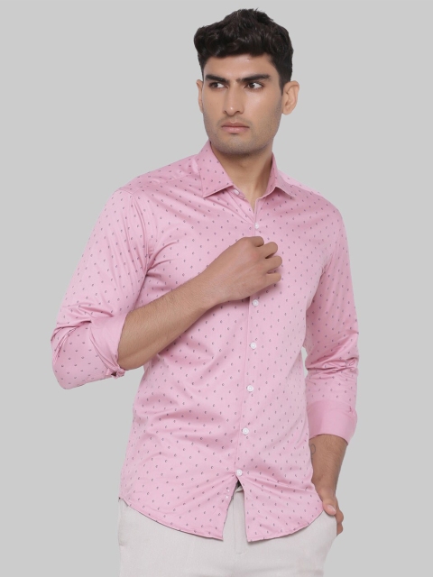

Tistabene Men Pink Premium Printed Casual Shirt