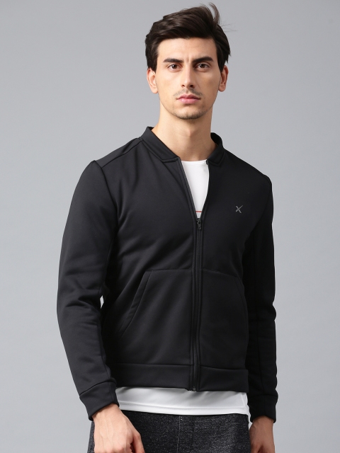

HRX by Hrithik Roshan Men Black Solid Sporty Jacket