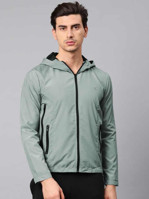 

HRX by Hrithik Roshan Men Grey Solid Sporty Jacket