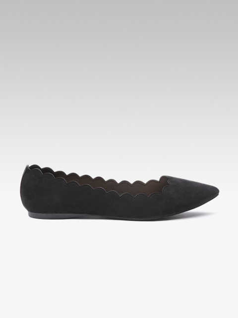 

DOROTHY PERKINS Women Black Solid Ballerinas