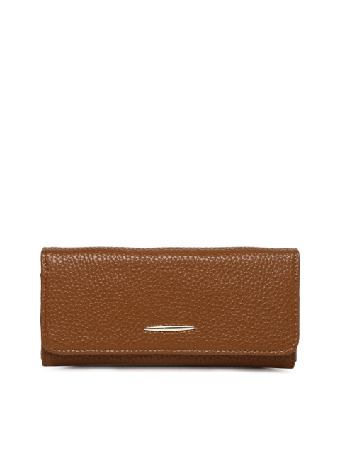 

DressBerry Women Brown Textured Two Fold Wallet