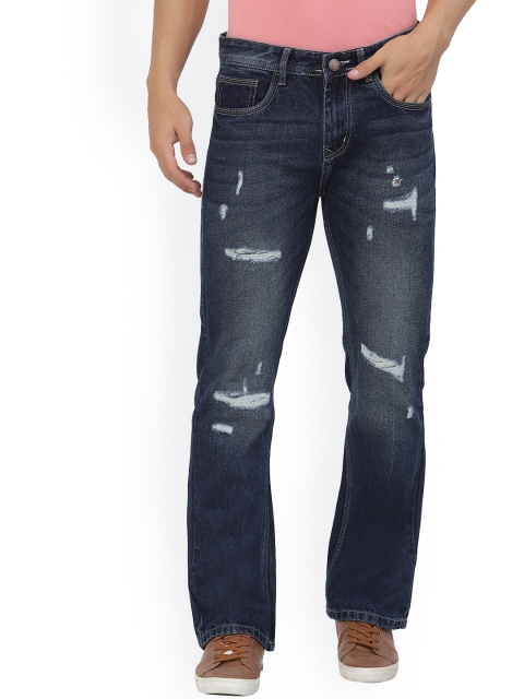 

FEVER Men Blue Bootcut Mildly Distressed Light Fade Jeans