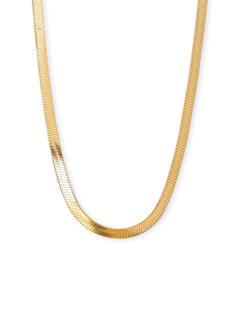 

PALMONAS Women Gold-Toned Gold-Plated Handcrafted Necklace