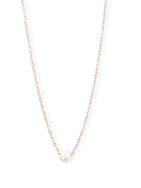 

PALMONAS Rose Gold & White Rose Gold-Plated Handcrafted Chain