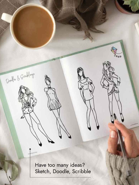 

HOUSE OF EDI Green Printed Hardcover Planner