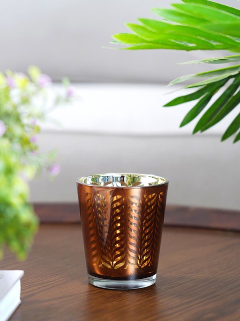 

Pure Home and Living Set of 4 Brown Printed Juice Bar and Drinkware
