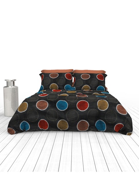 

THE WHITE MOSS Green 210 TC King Bedsheet with 2 Pillow Covers