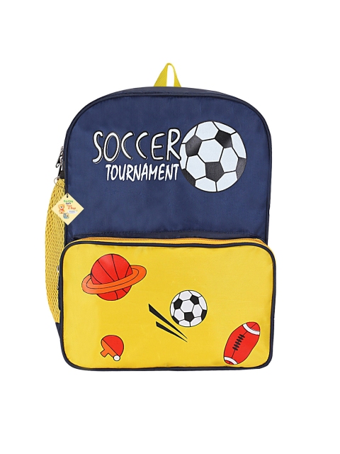 

Frantic Kids Yellow & Red Graphic Printed Backpack
