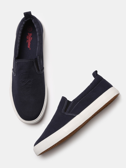 

Roadster Men Blue Slip-On Sneakers