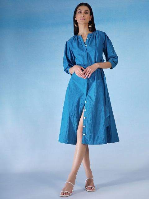 

blue hour Women Solid A-Line Dress