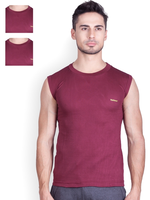 

Lux Cozi Pack of 3 Innerwear Vests COZI_VLR_MEGA, Maroon