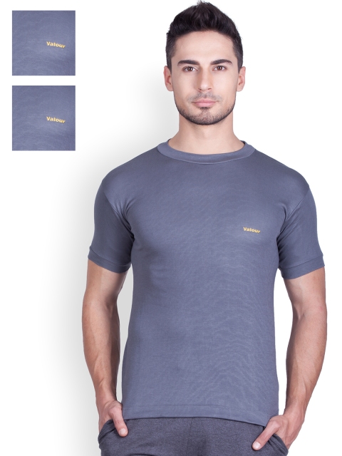 

Lux Cozi Pack of 3 Innerwear Vests COZI_VLR_TEES, Grey
