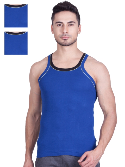 

Lux Cozi Pack of 3 Innerwear Vests COZI_XYLO_666, Blue