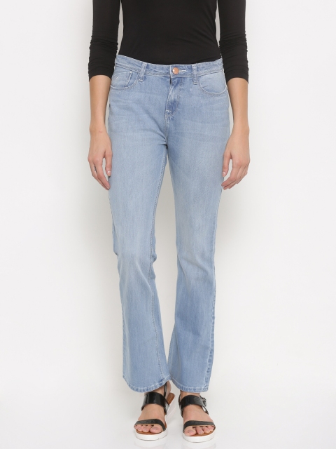 

Jealous 21 Women Blue Hottie Flared Fit High-Rise Stretchable Jeans