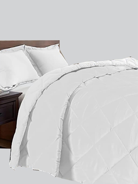 

RAASO White Microfiber AC Room Single Bed Blanket