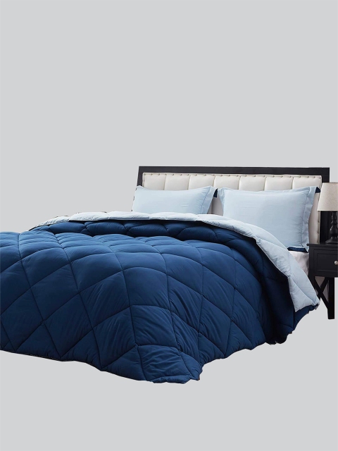 

RAASO Navy Blue Microfiber AC Room Single Bed Blanket