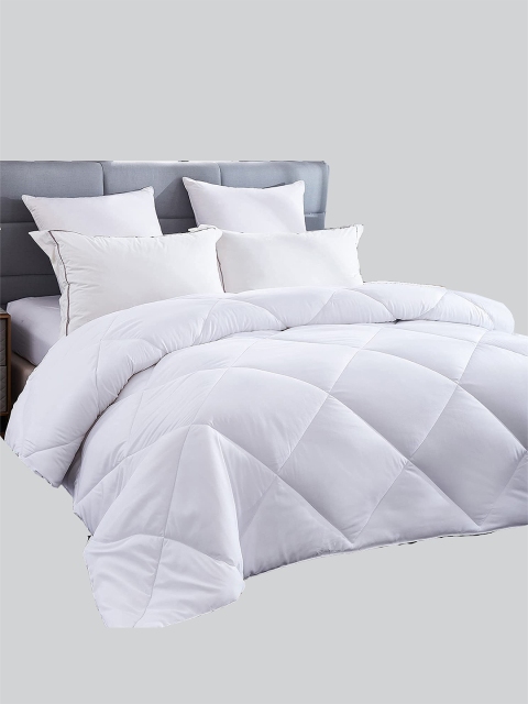 

RAASO White Microfiber AC Room Single Bed Blanket