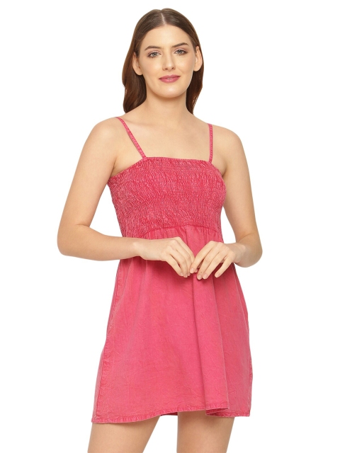 

Aawari Women Pink Mini Dress