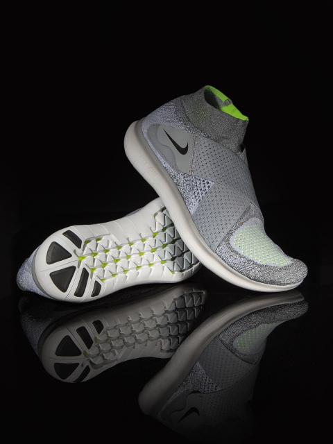 

Nike Men Grey Free RN Motion FK Running Shoes