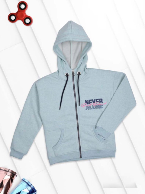 

Ziama Girls Blue Hooded Sweatshirt