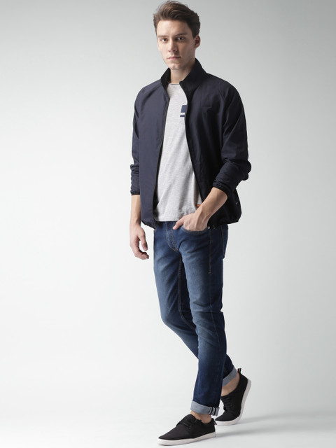 

Mast & Harbour Men Blue Skinny Fit Mid-Rise Clean Look Stretchable Jeans