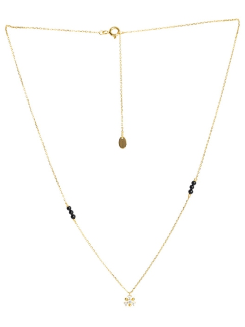 

PALMONAS 18K Gold-Plated 925 Sterling Silver Stone Studded Mangalsutra