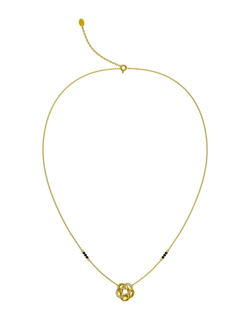 

PALMONAS 18K Gold-Plated 925 Sterling Silver Stone Studded Mangalsutra