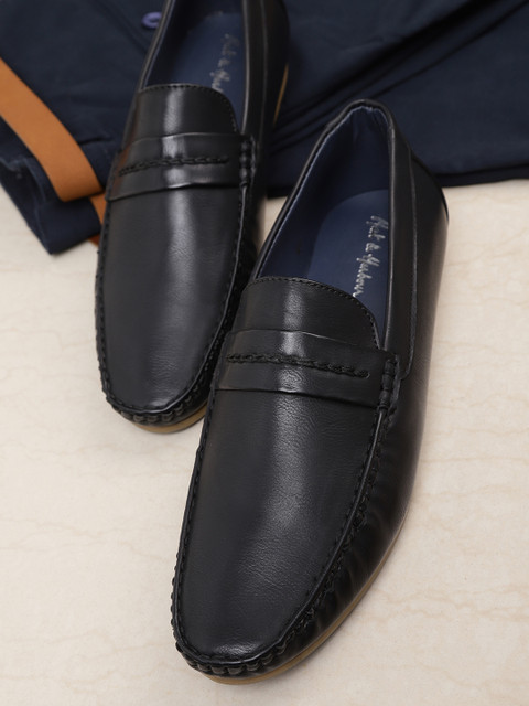 

Mast & Harbour Men Black Loafers