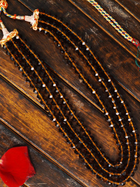 

Unnati Silks Women Brown Crystal Alloy Necklace