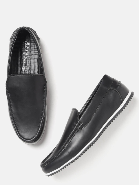 

Mast & Harbour Men Black Loafers