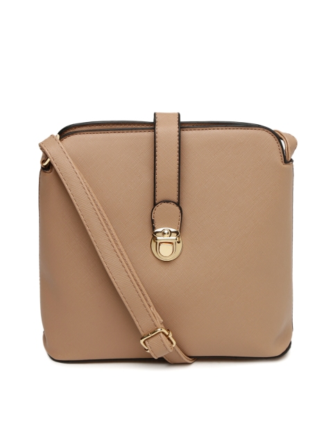 

DressBerry Beige Solid Sling Bag
