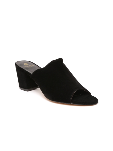 

Carlton London Women Black Solid Heels