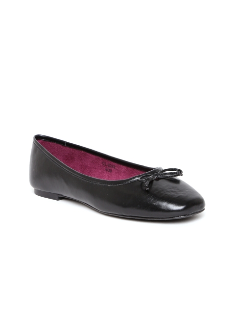 

Carlton London Women Black Solid Ballerinas
