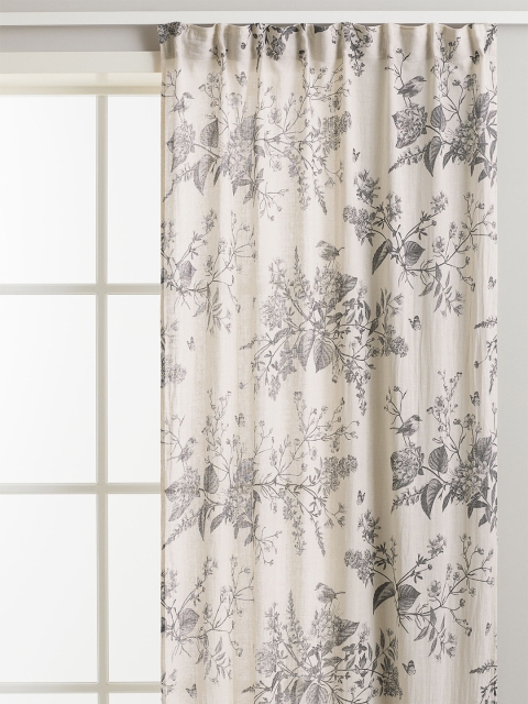

H&M 2-Pack Multiway Linen-Blend Curtains, Beige