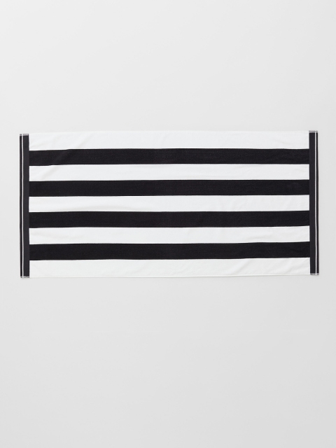 

H&M Black & White Striped 450 GSM Bath Towel