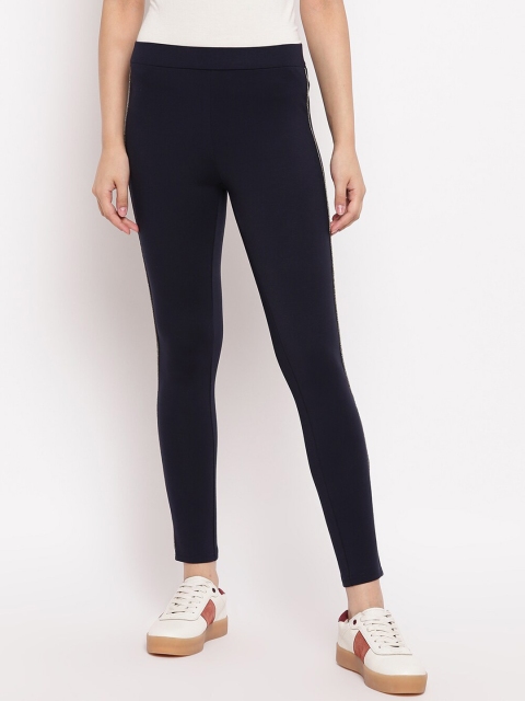 

Marvel Women Blue Woven Jeggings, Navy blue