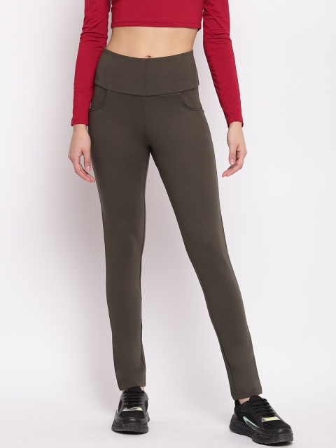 

Marvel Women Olive Green High Rise Jeggings