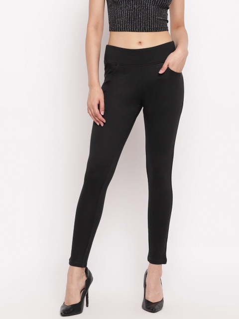 

Marvel Women Black Solid Jeggings