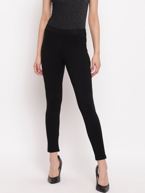 

Marvel Women Black Embellished Jeggings