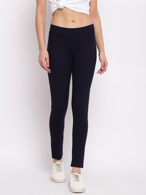 

Marvel Women Blue Solid Jeggings