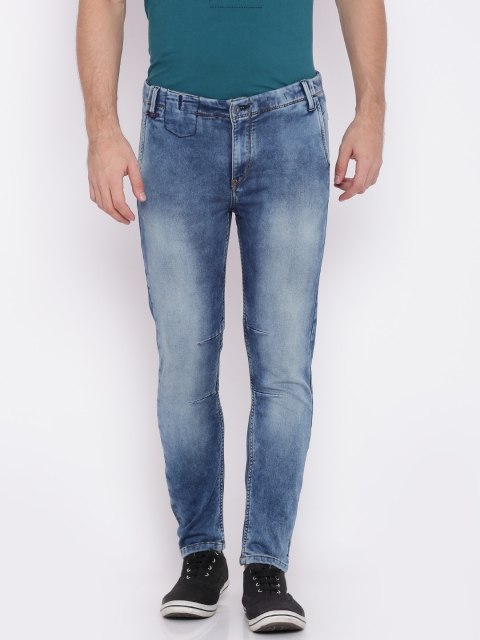 

Solly Jeans Co. by Allen Solly Men Blue Slim Fit Mid-Rise Clean Look Stretchable Jeans
