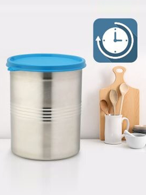 

SignoraWare Set Of 2 Blue Solid Food Container With Lid