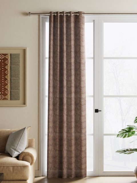 

BIANCA Brown Room Darkening Door Curtain