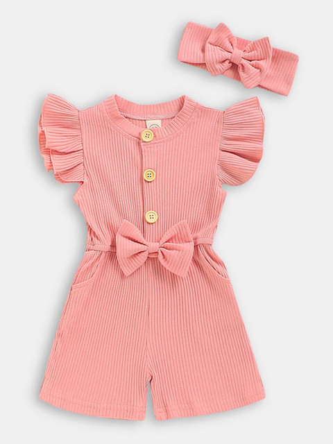 

Hopscotch Girls Pink Jumpsuit